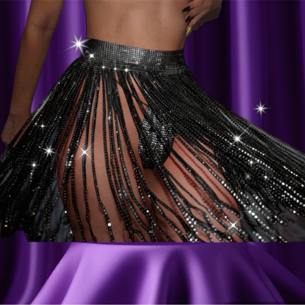 Rhinestone skirt